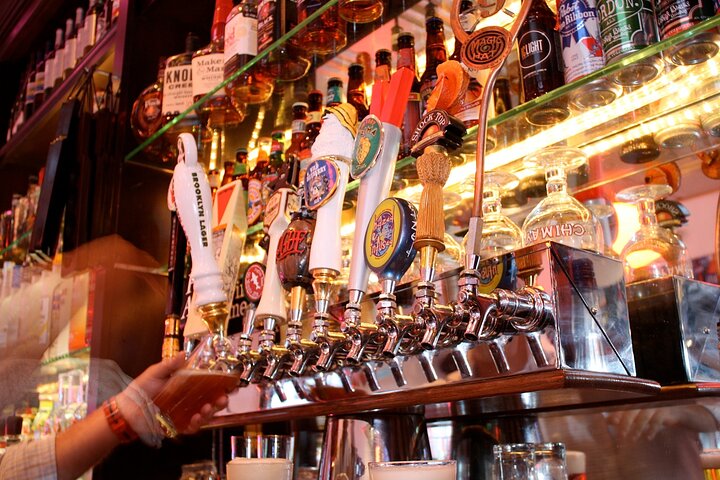 a person standing in front of a store