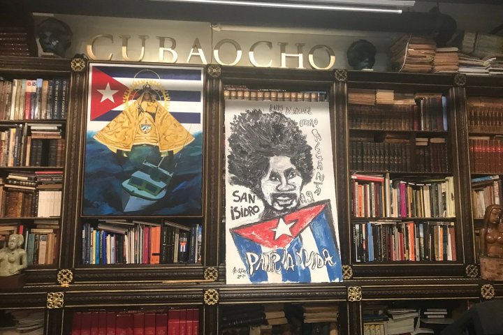 a book shelf filled with books