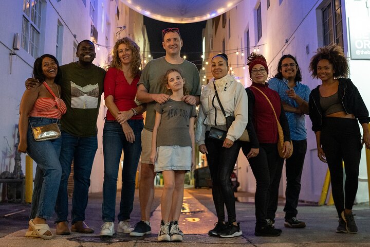 a group of people posing for the camera