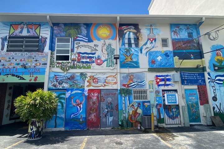 a graffiti covered building