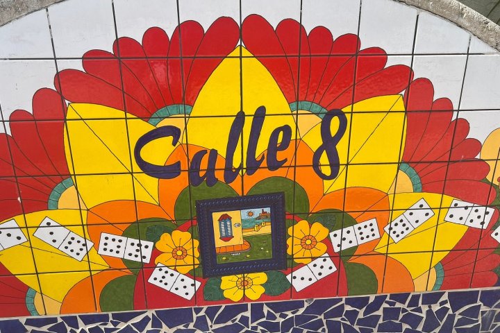 a close up of an umbrella