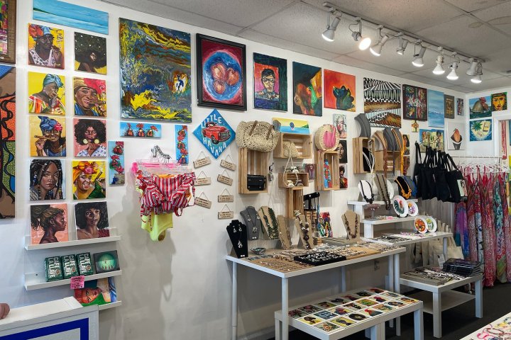 a display in a store