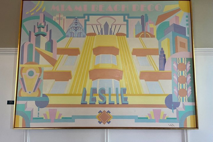 a painting on the wall