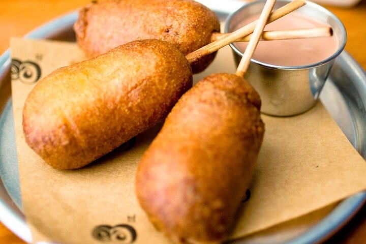 a plate of food on a table