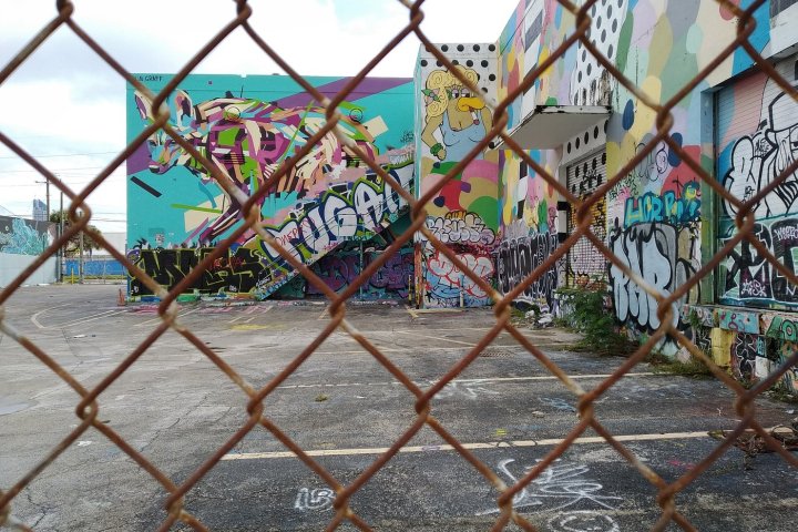 a close up of a fence