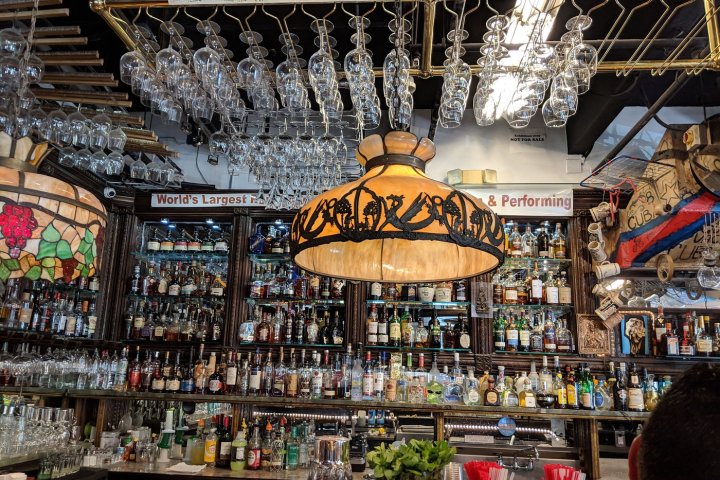 a store inside of a building